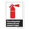 Signmission ANSI, Fire Extinguisher Remove Pin & Squeeze Trigger, 14in X 10in Rigid Plastic, Misc-P-1014-L-19736 OS-Misc-P-1014-L-19736 - alternate 1